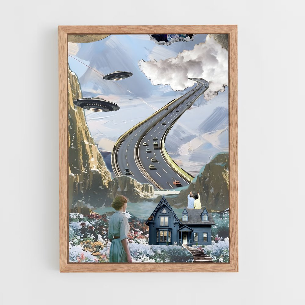 Poster L'Envol Spatial – affiche Art spatial (vue 4)
